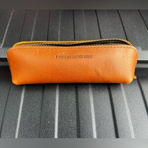 Portland Leather Brown Zippered Wallet